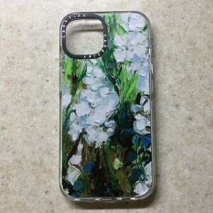 Casetify iPhone 15 Case, Wild Squill Flowers - Clear